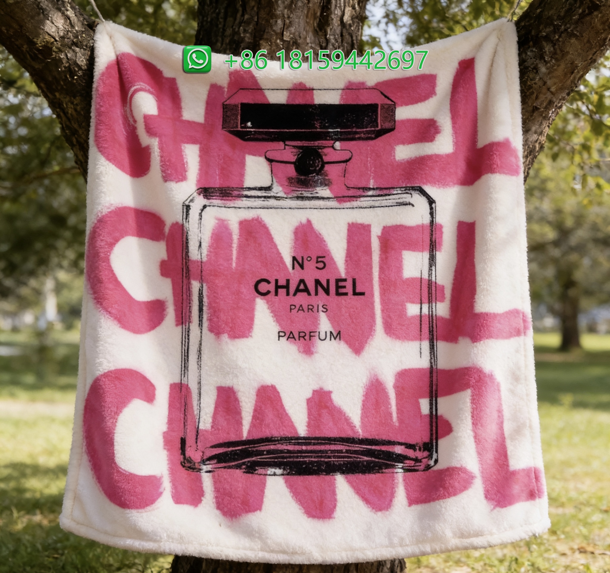 Chanel Throw Blankets